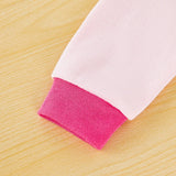 hibobi Spring 2-Piece Cute Cat Girl Round Neck