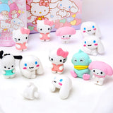 32Pcs/Box Sanrio Blind Box Doll Pencil Eraser Hello