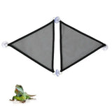 2 Pack Bearded Dragon Hammock Lizard Lounger Ladder