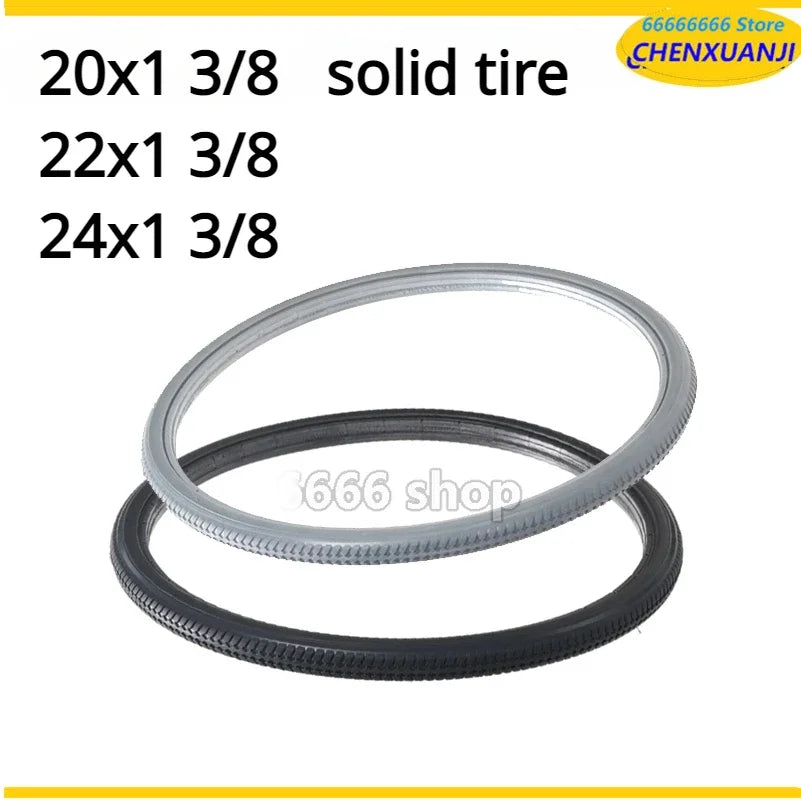 202224 Inch Solid Tire 202224X1 38 InflatableFree Wheel