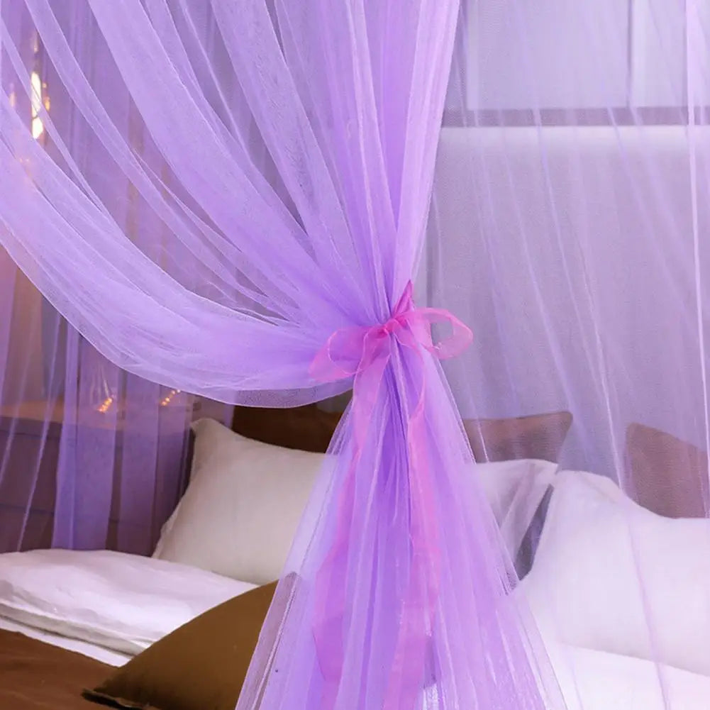 Breathable Hanging Mosquito Net Top Hook Lace Bed