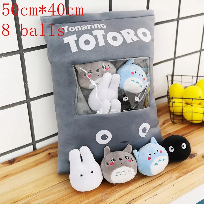 New Kawaii Animal Balls Pudding Candy Bag Pillow