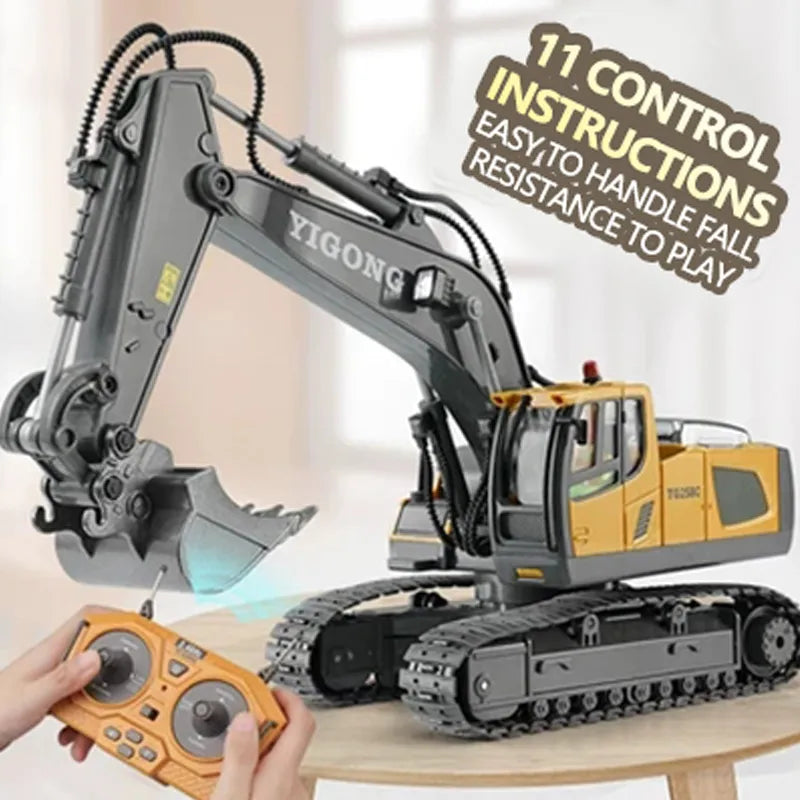 RC Excavator Dumper Car 2.4G Remote Control Engineering