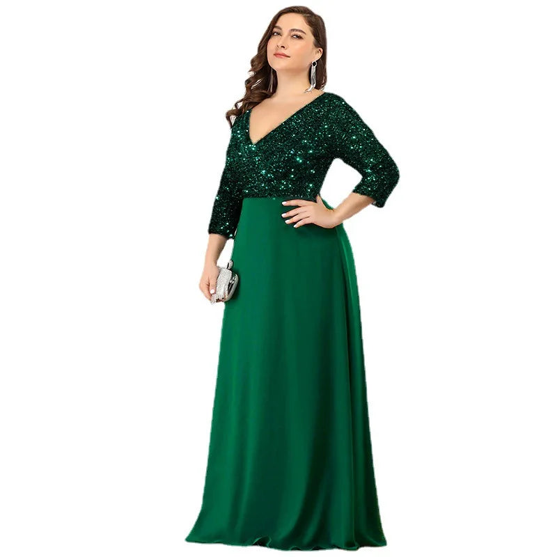 Plus Size Dresses for Women 2023 Elegant Sequin