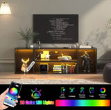 TV Stand, Deformable TV Stand with LED Lights