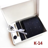 6piece Set Classic Printed DotsTies for Men Kerchief