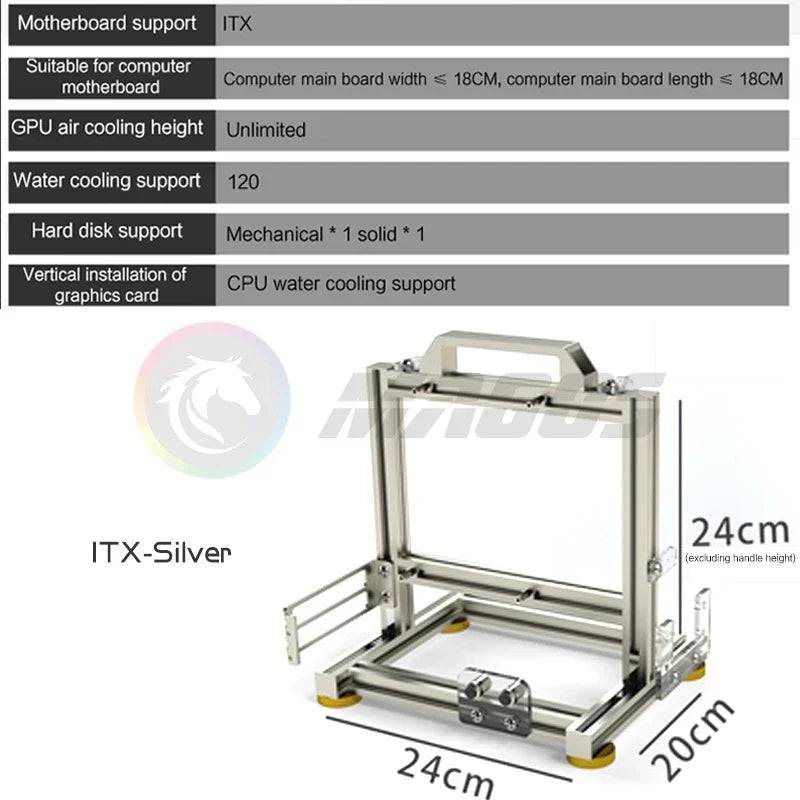 DIY Gamers Cabinet MOD ITX MATX PC Case