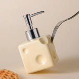 European Creative Cheese Soap Dispenser Ceramic Emulsion Bottle