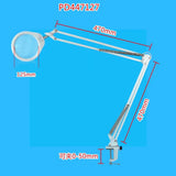 USB 10X or 10X20X Magnifier With LED Lamp