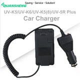 UV-K6 Car Charger Battery Eliminator DC12V-24V Input Voltage