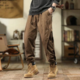 2023 Autumn Winter Cargo Pants Men Retro Loose