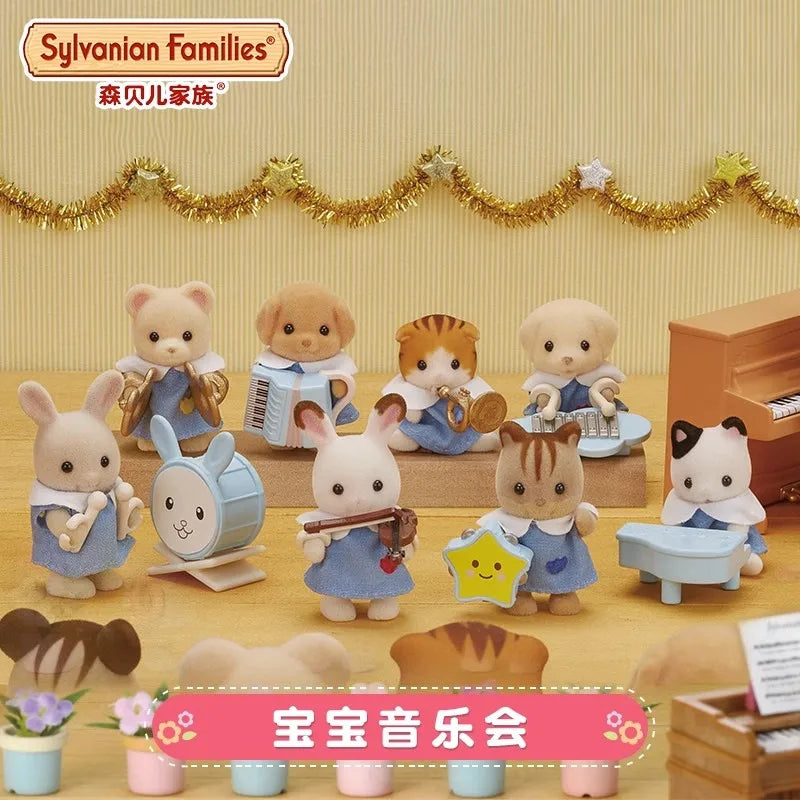 4cm Sylvanian Families Baby Band Series Mini Figure
