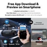 DDPAI Mola N3 Pro Dash Camera Driving Vehicle