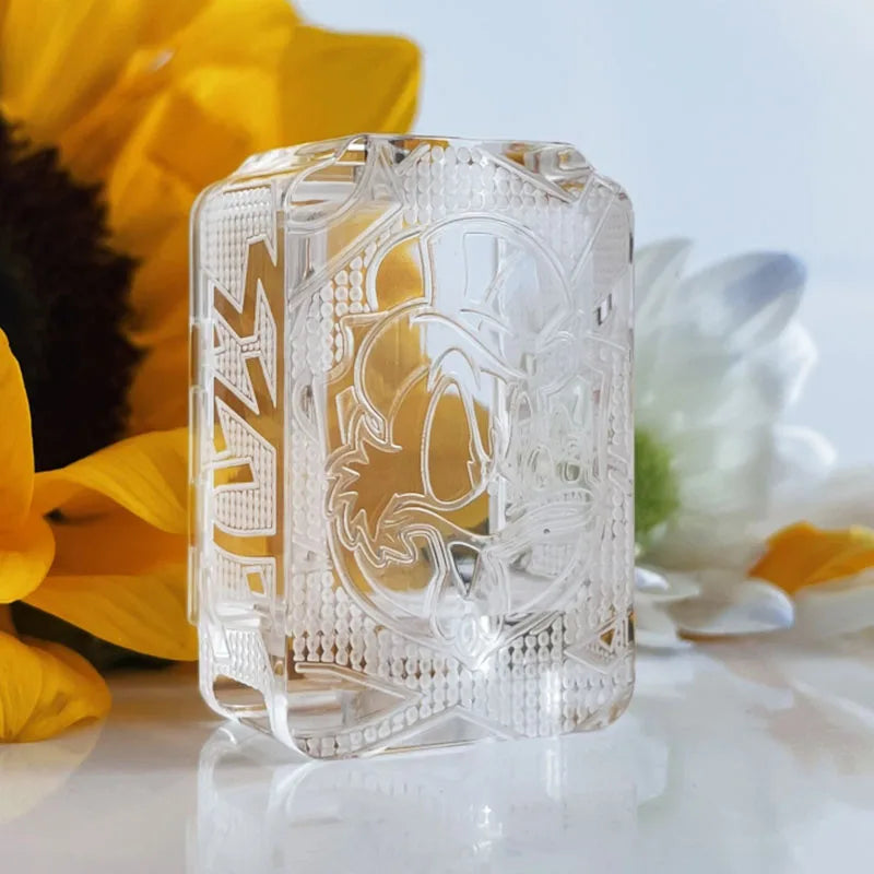 Motorcycle accessories YFTK Mnch King Duck Crystal Engraved