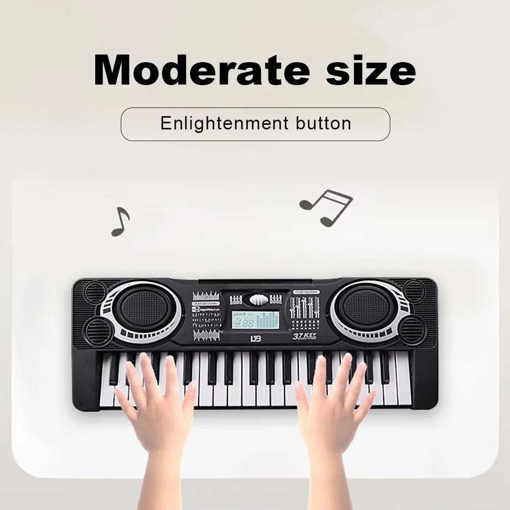 37-key Children's Electronic Piano Keyboard Portable Educational Toy