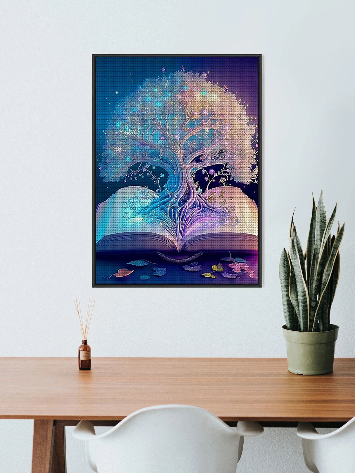 Colorful Trees And The Moon Personality DIY Full