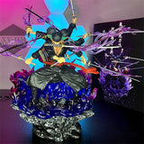 40cm Anime One Piece Zoro Figure Wano Onigashima