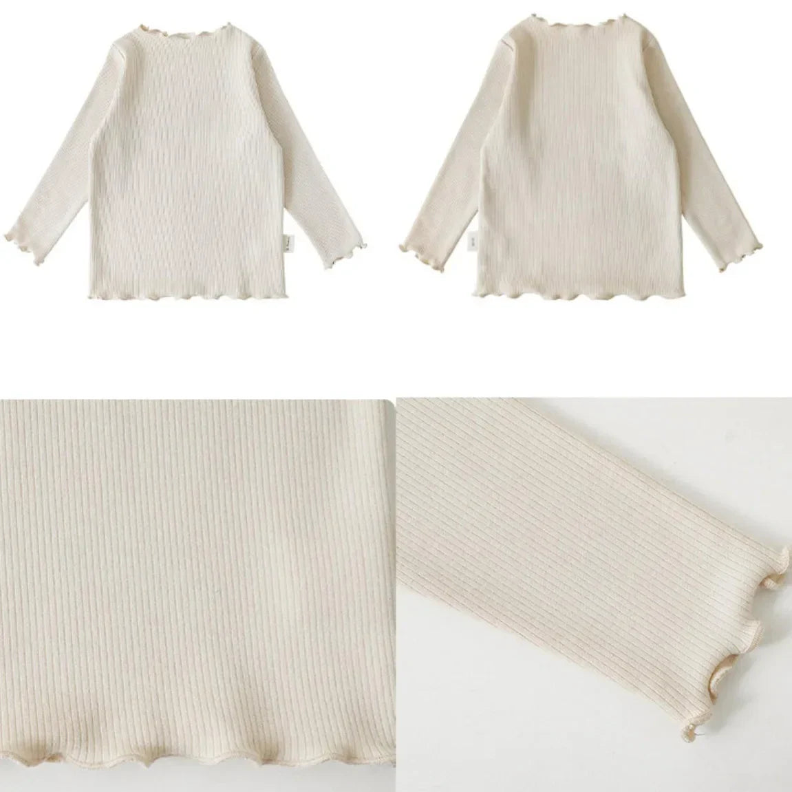 Vintage Girls Lace Shirt Spring Fall Long Sleeve
