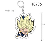Anime TV Dragon Z Super Saiyan Acrylic Pendant