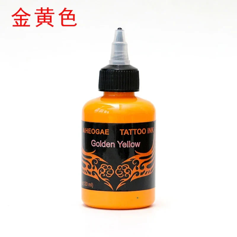 120ml Tattoo Ink Set Permanent Pigment Makeup Professional