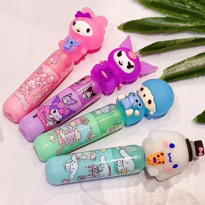Sanrio 18/36pcs Multi-color Marker Cute Cartoon Mini Fluorescent