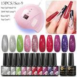 Mtssii 13/16Pcs Gel Nail Polish Set With 36W