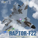 New F22S 2.4G 4CH 3D6G RC Airplane Raptor