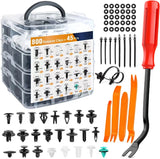 800pcs-100Pcs Car Fastener Clip Kit Fender Rivet Clips