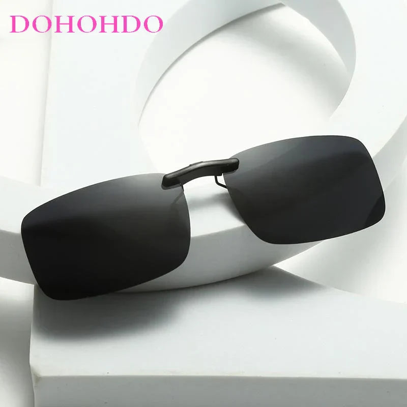 DOHOHDO 2023 New Rimless Polarized Clip On Sunglasses