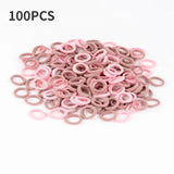 100Pcs/Lot Sweet Hair Band Girls Hair Ties Bows