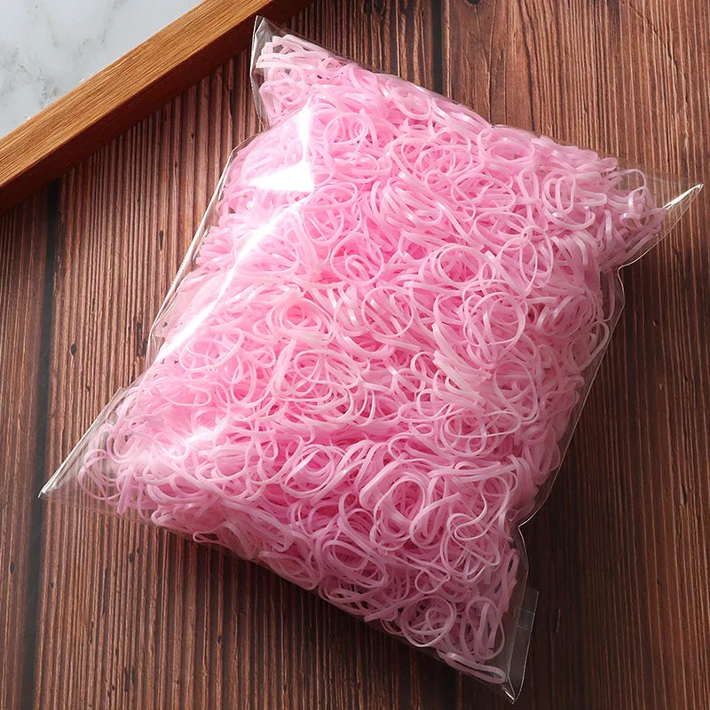 2000 Piece Pack Children's High Elasticity Rubber Band
