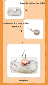 Electromagnetic Experiment with Space Separation and Electricity Extraction