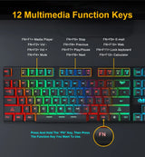 Gaming keyboard Gamer keyboard with backlight USB 104