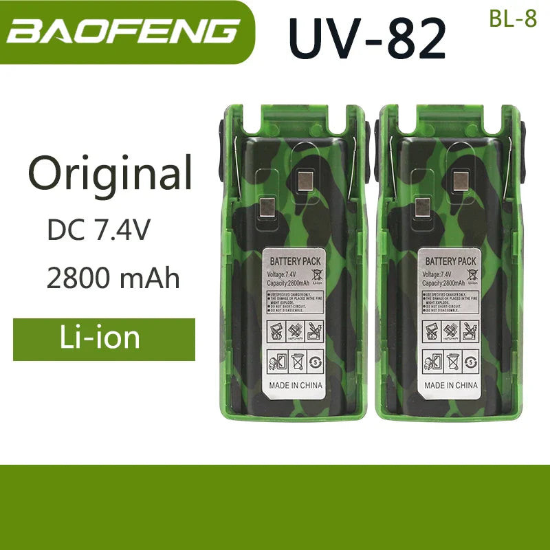 Baofeng UV 82 BL-8 Battery Walkie Talkie Ham
