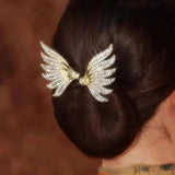 Chinese Style Hair Twister Crystal Wings Women Curler