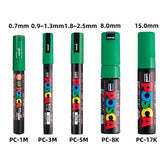 Uni Marker Pen, PC-3M Acrylic posca marcadores permanent
