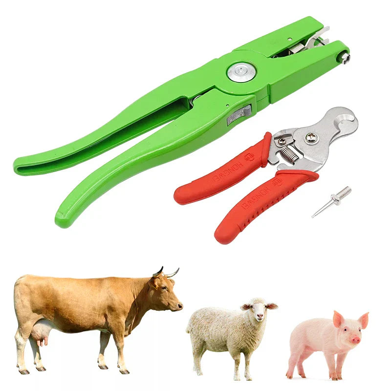 Ear Tag Applicator Clamp & Cutter Pliers Farm