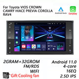 8-Core Android 11.0 2DIN CarPlay Multimedia Player