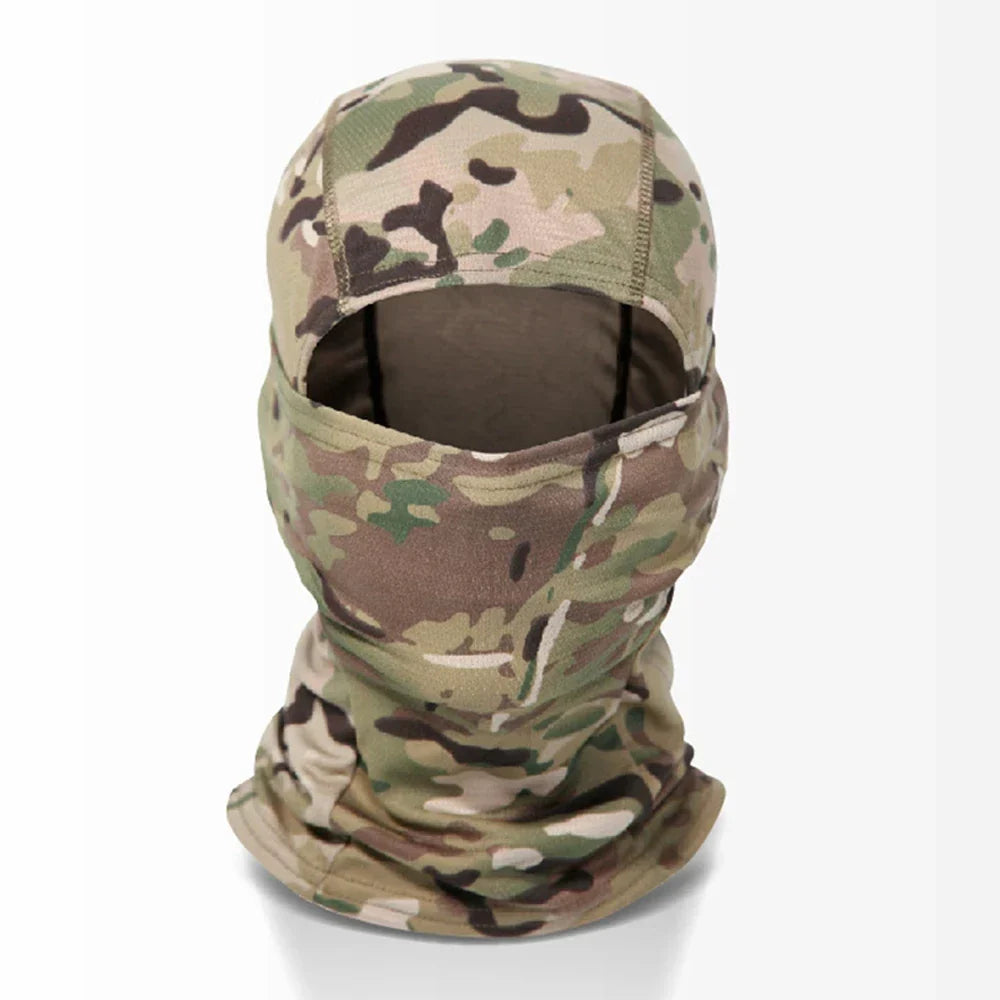 Tactical Camouflage Balaclava Hat Motorcycle Face Mask Lycra