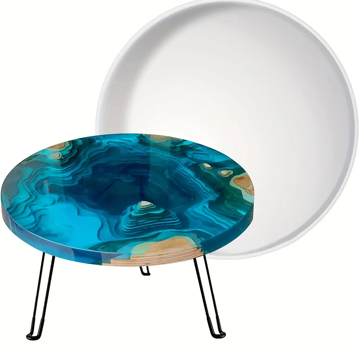 Large Resin Tray Mold 19 Inch Round Epoxy