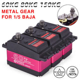 Servo RC 1/5 Servo Waterproof High Torque Servo 60Kg 80Kg 150Kg 8.4V Metal Gear Digital Servo For Redcat HPI Baja 5B SS