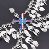Vintage Silver Plated Moon Leaves Hair Accessories Boho