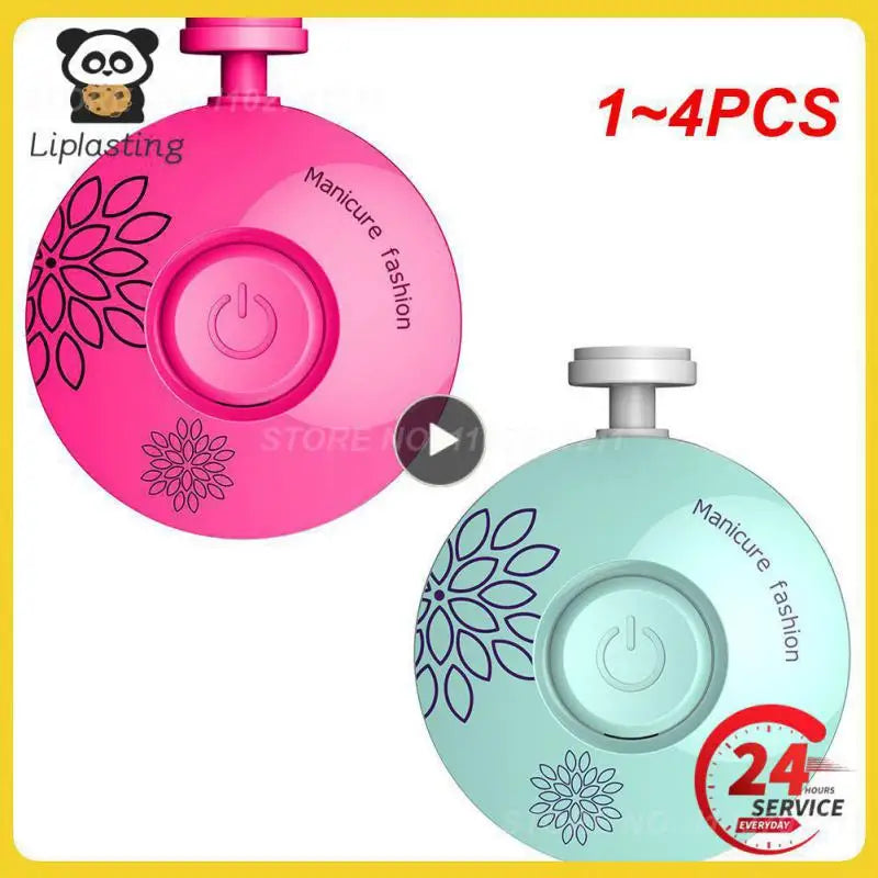 1~4PCS Baby Electric Nail Trimmer Kid Nail Polisher