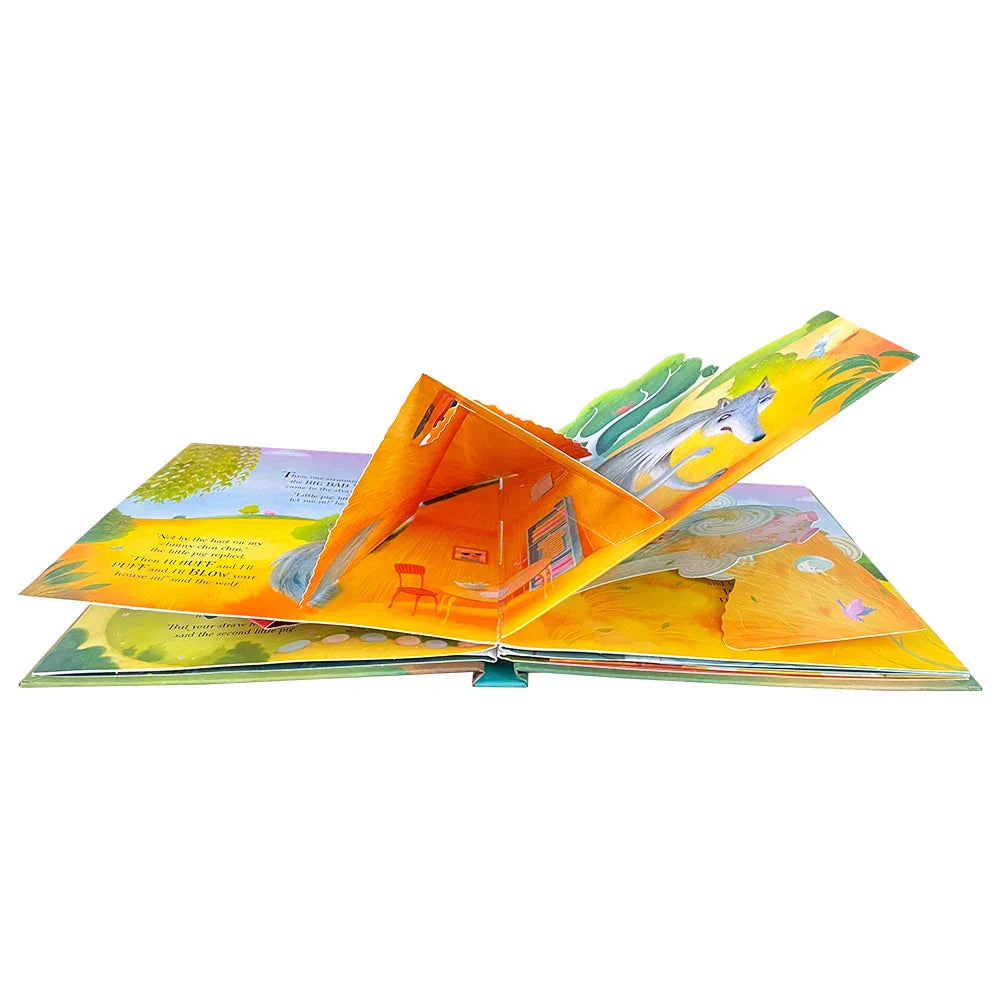 Usborne Pop-Up Three Little Pigs English 3D Flap