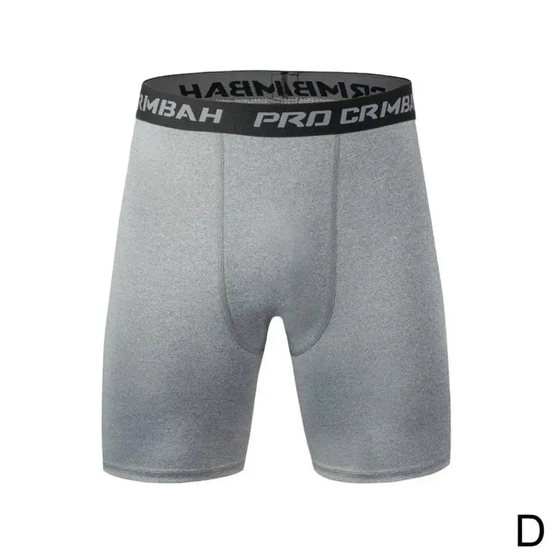 New Male Fitness Quick-Drying Tight Shorts Elastic Compression