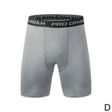New Male Fitness Quick-Drying Tight Shorts Elastic Compression
