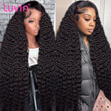 Luvin 250% Deep Wave 13x6 Lace Front Human