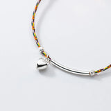 La Monada 23cm 925 Sterling Silver Colorful Rope