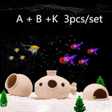 Clay Aquarium Decoration Ceramics Fish Tank Landscaping Shrimp