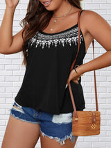 Finjani Women Cami Top Guipure Detail Patchwork Cami